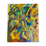 Modern painting "palm trees on the coast"