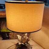 table lamp, bronze foliage Circa 1960