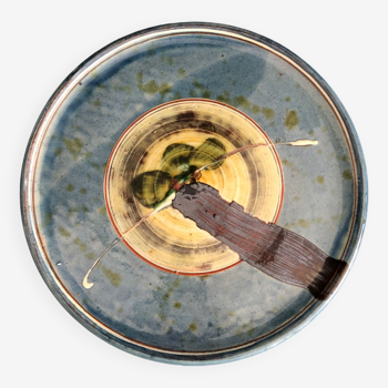 Glazed ceramic dish