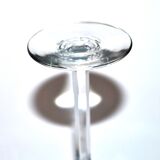 Verre à liqueur bleu en cristal de Saint-Louis modèle Bristol overlay 1930