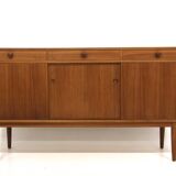 Scandinavian walnut sideboard, Hugo Troeds, Bjärnum, Sweden, 1960