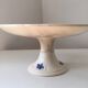 Ancienne coupe sur pied, compotier en terre de fer Villeroy & Boch