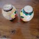 Vases Vallauris Massier à motifs de fleurs