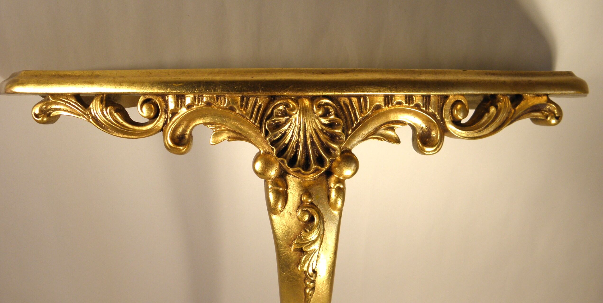 Wall console gilded 50 cm