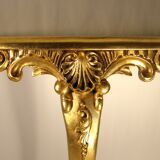 Wall console gilded 50 cm