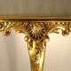Wall console gilded 50 cm