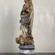 Virgin and Child in alabaster, significant trace of polychromy, Flanders 16th century.