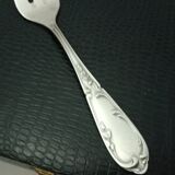 Housewife SFAM model Chambly rocker Louis XV silver metal wooden box