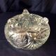 Cup or empty pocket on foot crystal size bohemian size