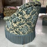 Paire de fauteuils crapaud