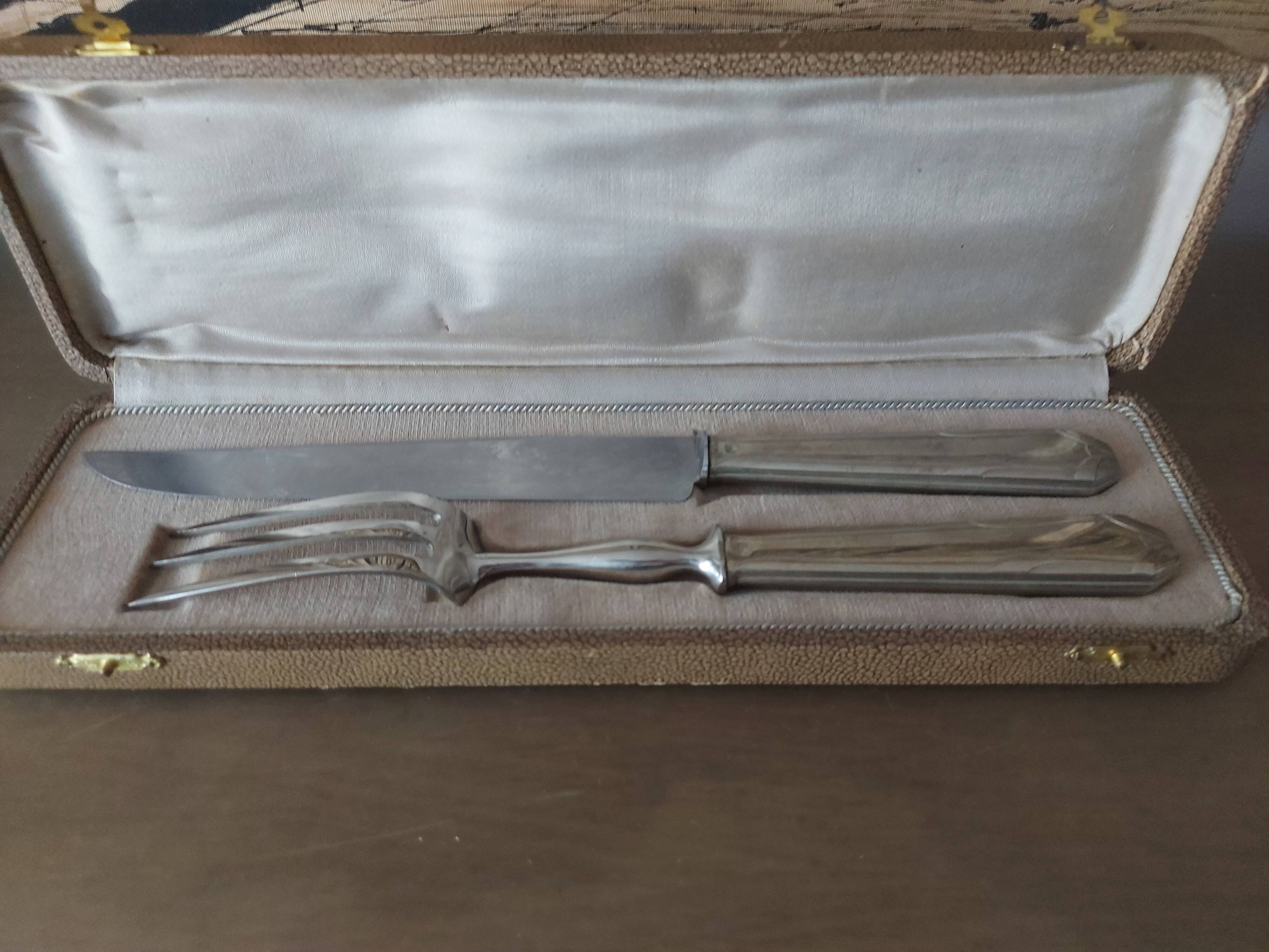 Art Deco silver leg meat serving box