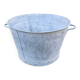 Old round zinc basin