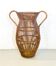 Vintage Wicker and Bamboo Amphora Umbrella Stand , Italy
