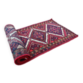 Tapis coureur Hamadan vintage noué main années 1960