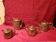 WMF 4-piece silver-plated coffee set with Asian bamboo decor from the attic