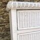 80s rattan chest of drawers