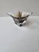 Murano Sommerso transparent brown glass catchall