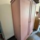 Armoire pieds compas rose mercerie