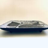 Vintage Brutalist Art Studio Ceramics Square Dish by Amphora Perignem, 1960s
