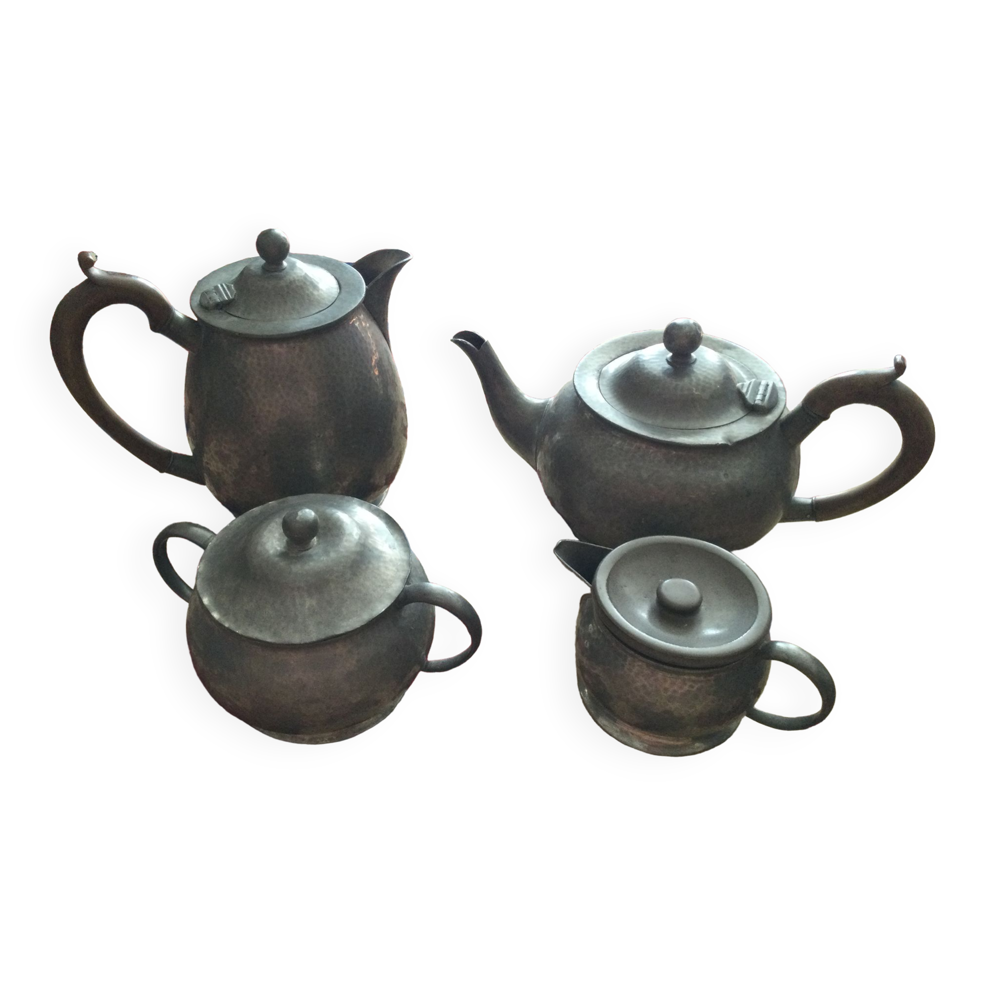 Tea and coffee service English Pewter Homeland