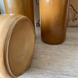 Set of 4 stoneware bottles