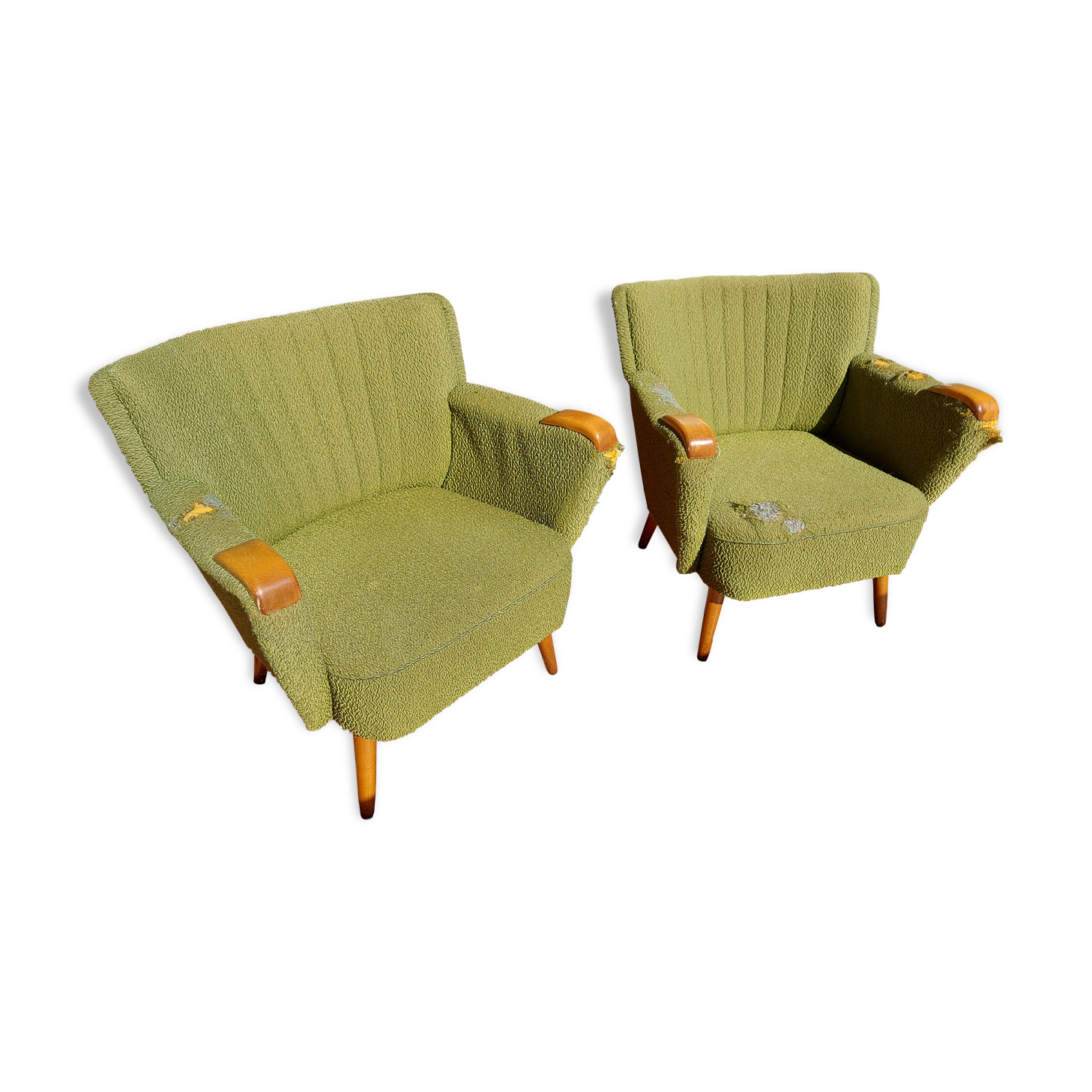 Two authentic vintage auteuils