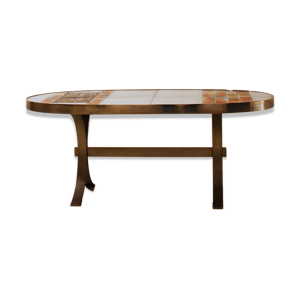 table basse ovale en