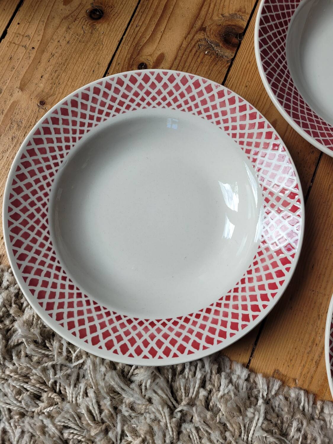 Five soup plates FB85 Badonviller