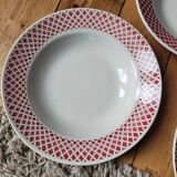 Five soup plates FB85 Badonviller