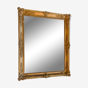 Miroir doré XIXème - 81x99cm