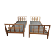 Paire de lits jumeaux vintage 1950
