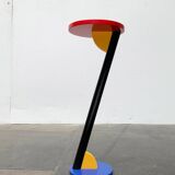 Postmodern wooden plant stand or side table