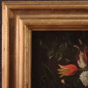 Great 18th century still life with animals, flowers and fruit