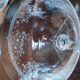 Old XL champagne glasses with chiseled decoration