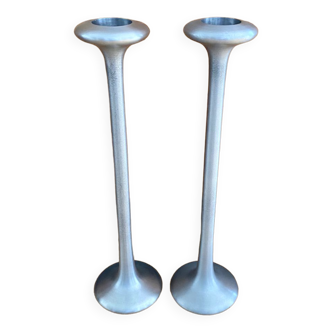 2 Kagla candlesticks designed by Carl Ojerstam for Ikea, large model