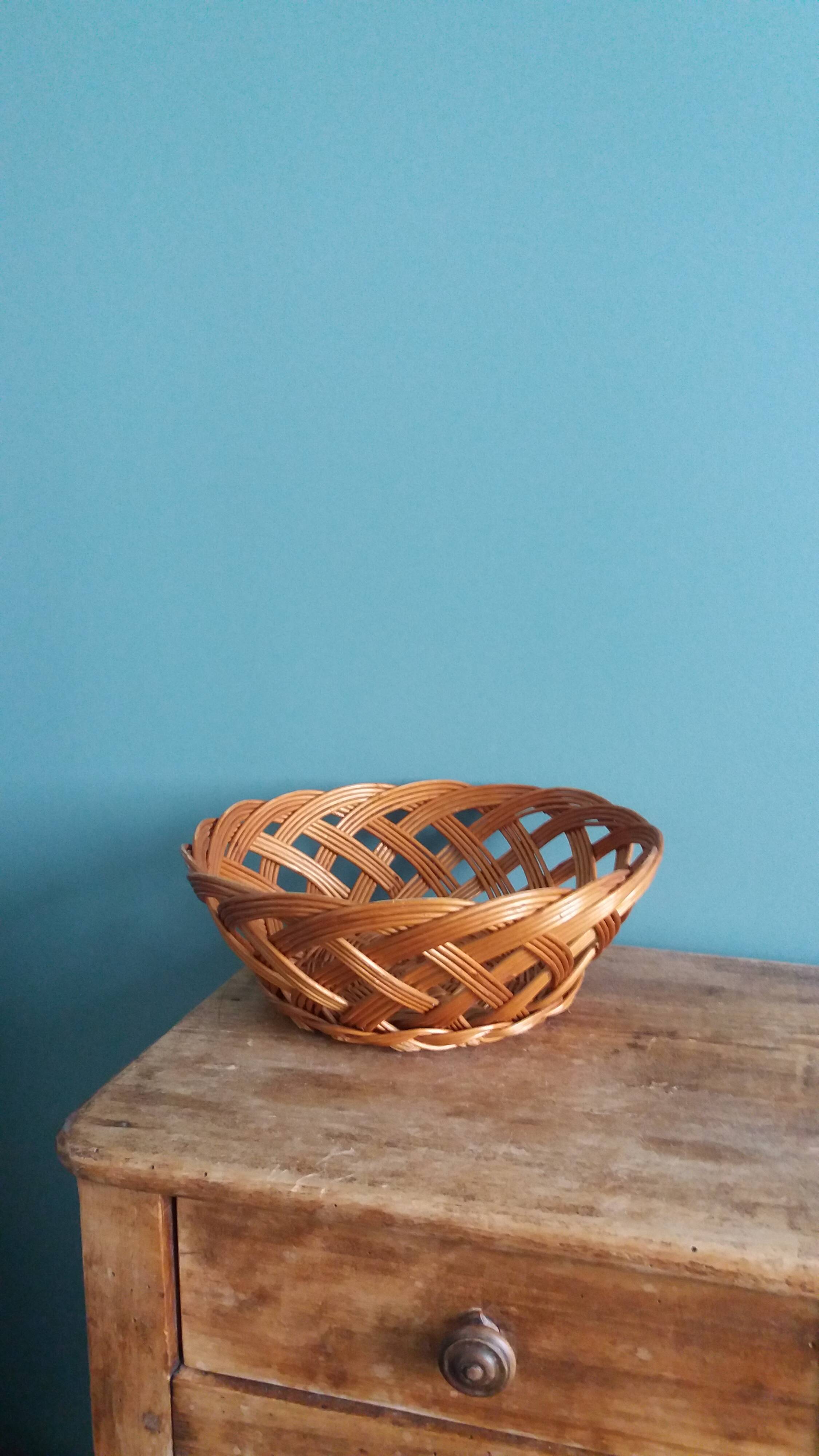 Wicker basket, 24 cm basket bowl