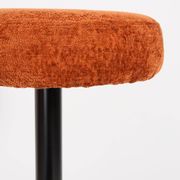 Tabouret vintage orange foncé, Allemagne, 1960s