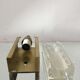 Scandinavian Midcentury wall light in Crystal and Brass