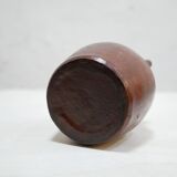 Vintage leather gargoulette pot
