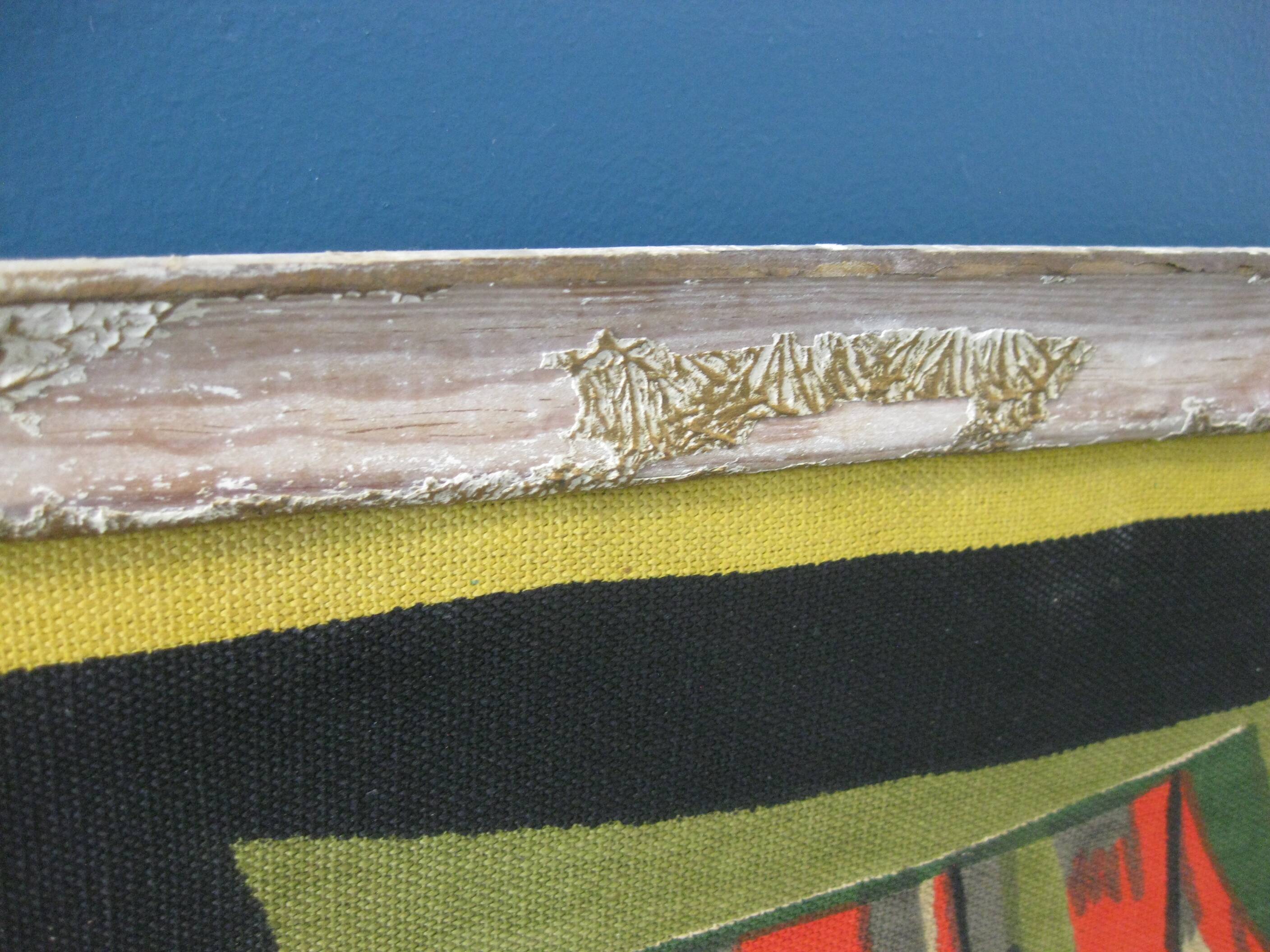 Vintage tapestry by Robert Debiève "The Bird Seller"