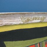 Vintage tapestry by Robert Debiève "The Bird Seller"