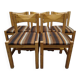 5X Chaises Ilmari Tapiovaara Hongisto