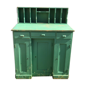 meuble de métier vert
