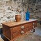 Antique French chest of drawers, circa 1900 – oak and pine with 4 drawers