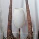 Lamp made of rope and resin - Bohemian, nautical, natural, ethnic.