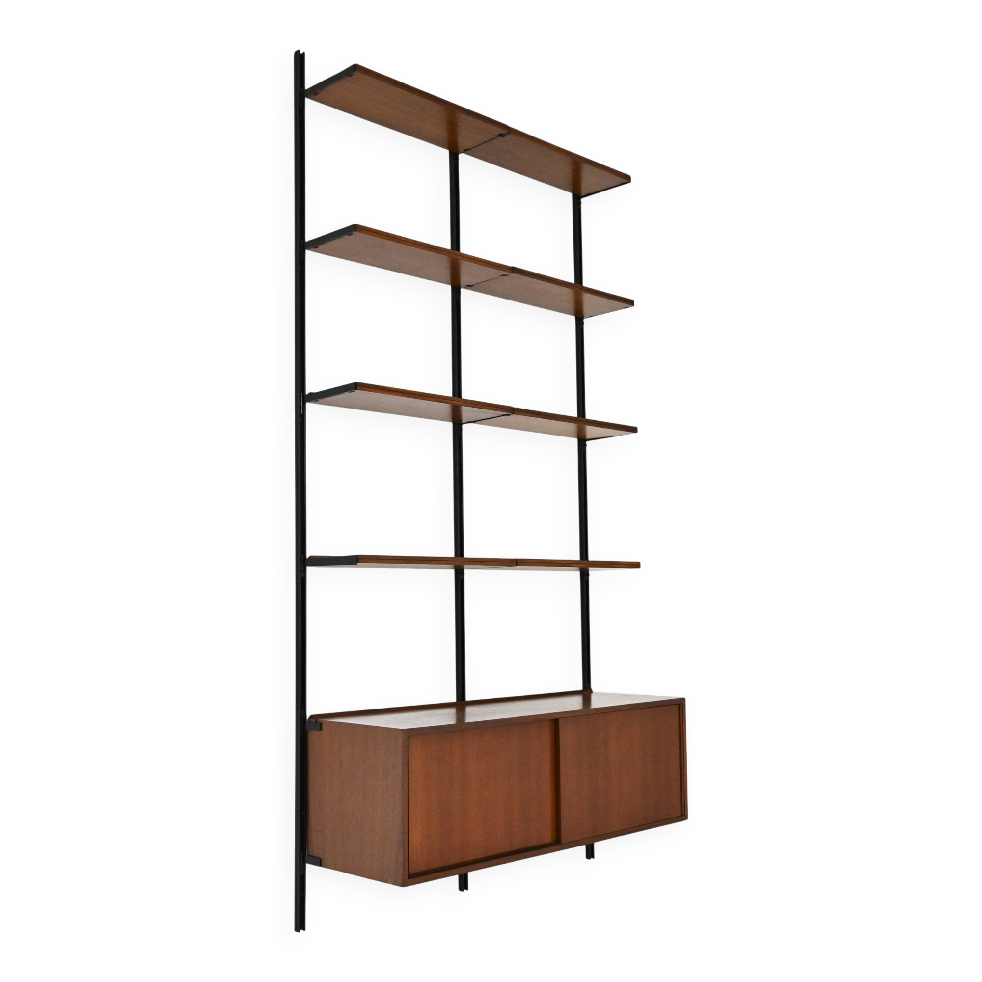 E22 wall library by Osvaldo Borsani for Tecno, 1950s