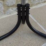 Vintage metal coat rack with 6 hooks