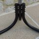 Vintage metal coat rack with 6 hooks