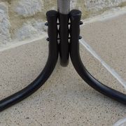 Vintage metal coat rack with 6 hooks