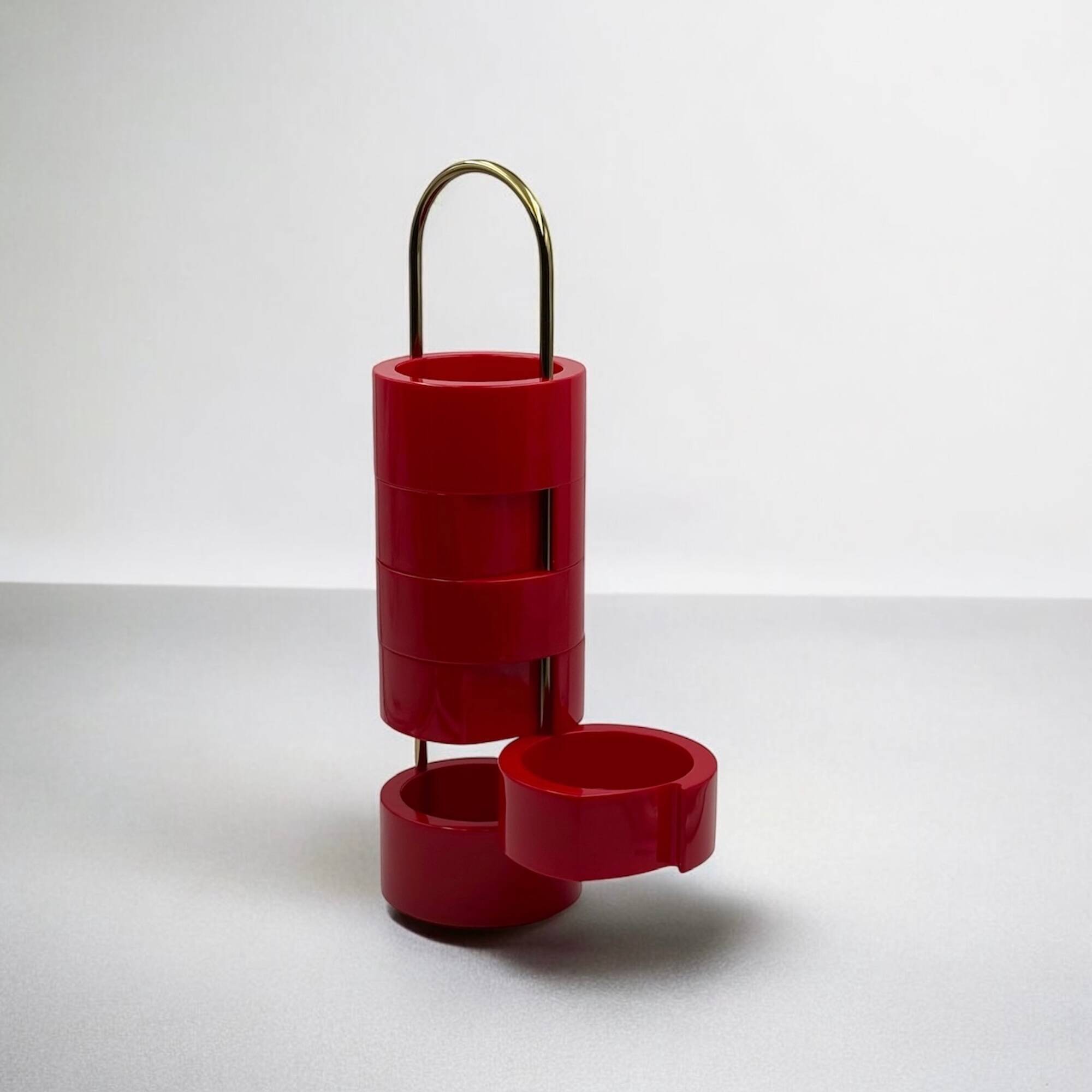 Mid Century Floor or Table Etagere by MB Italy, 1970s